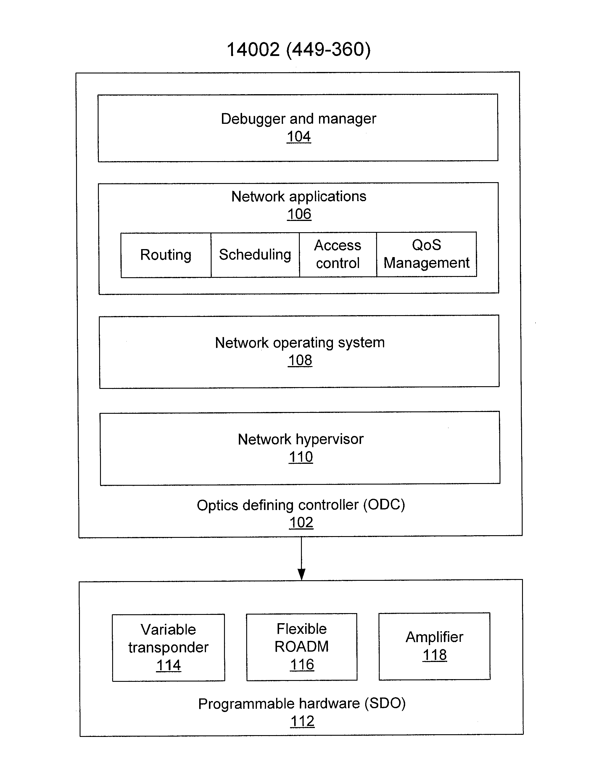 Multi-layer virtual infrastructure embedding in software-defined flexible-grid transport networks