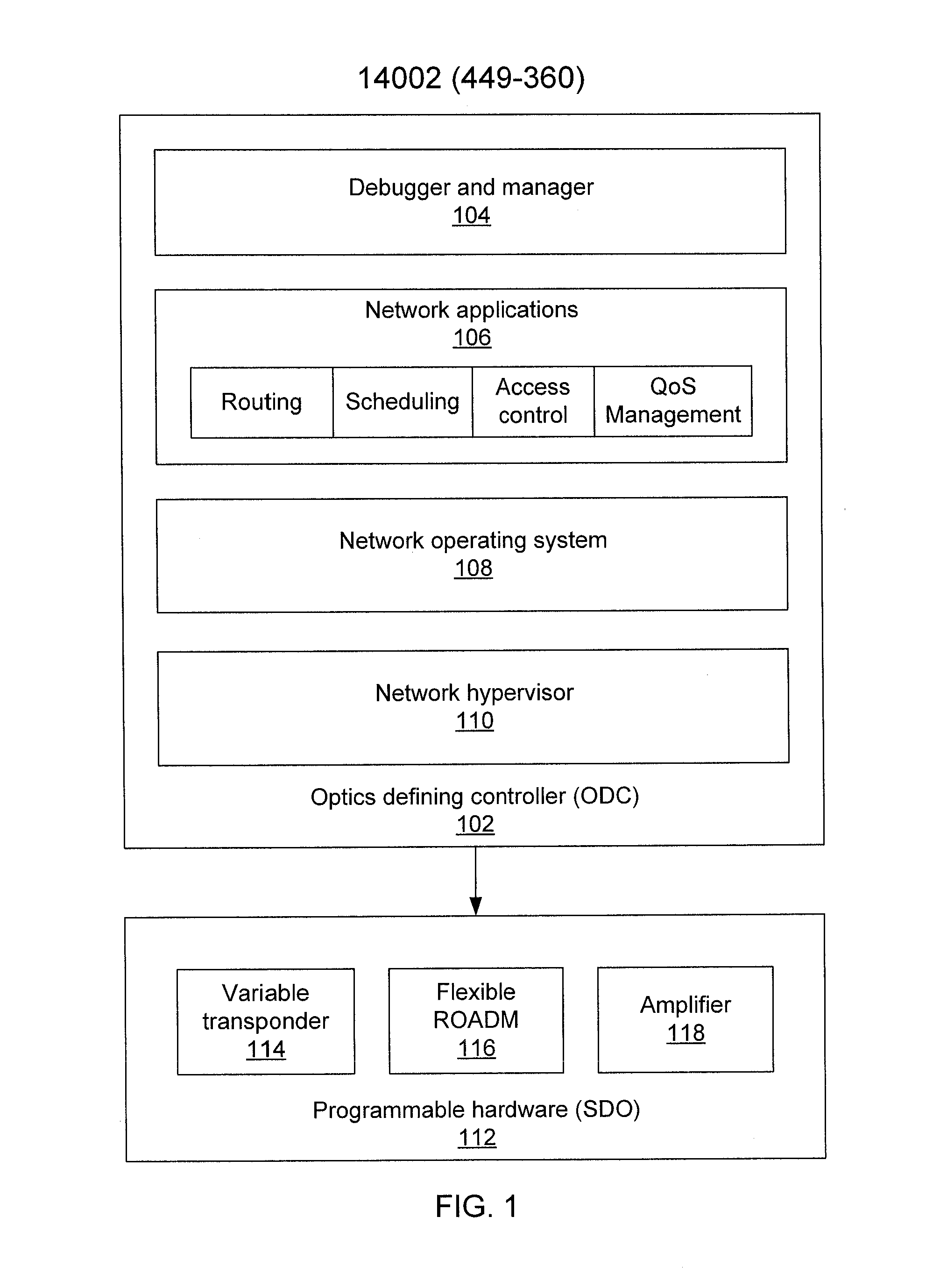 Multi-layer virtual infrastructure embedding in software-defined flexible-grid transport networks