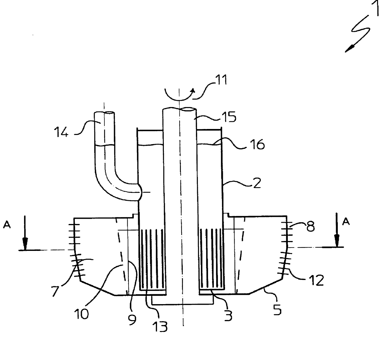 Method and device for the controlled break-up of liquid jets