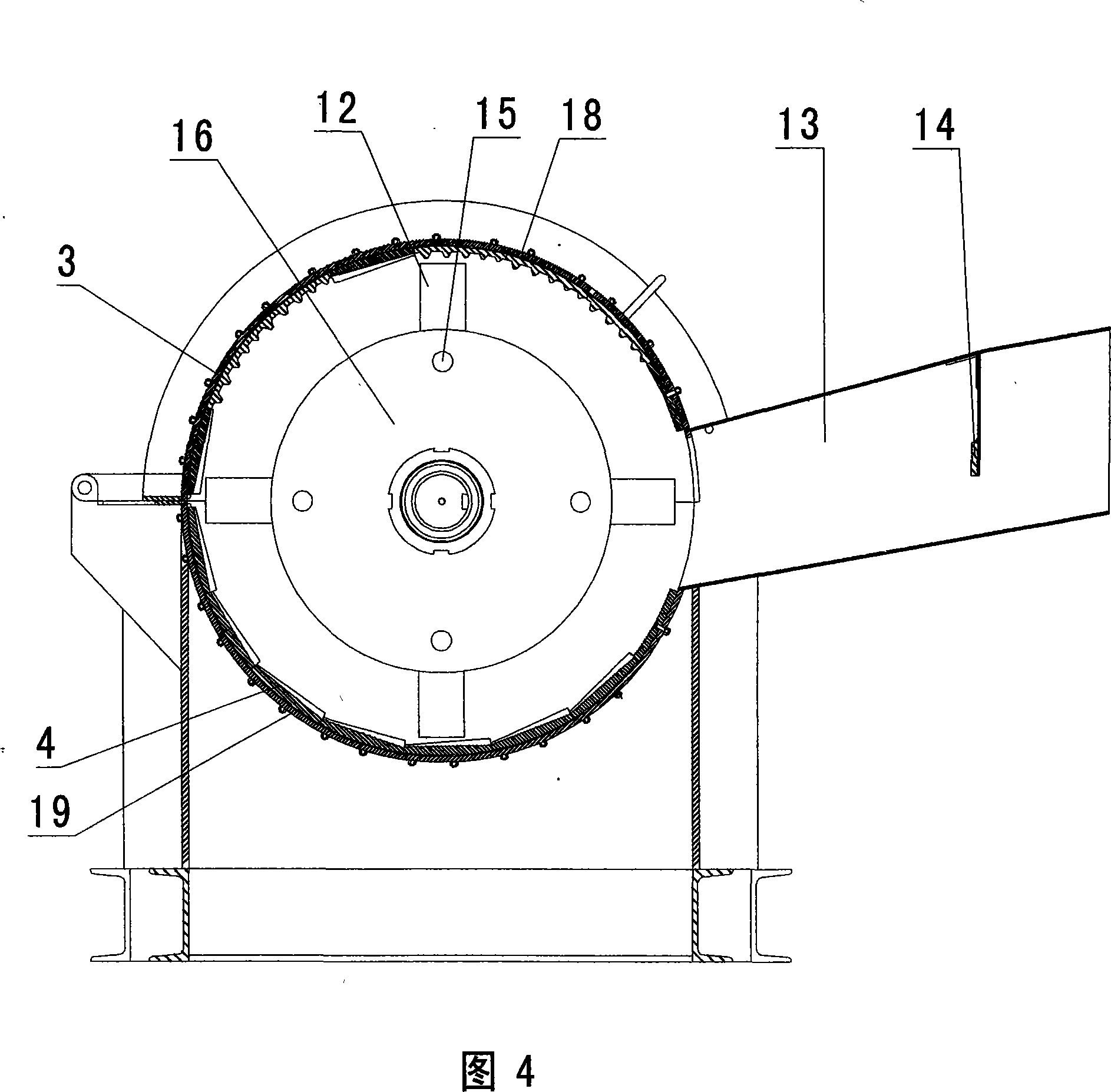 Assembled disintegrator