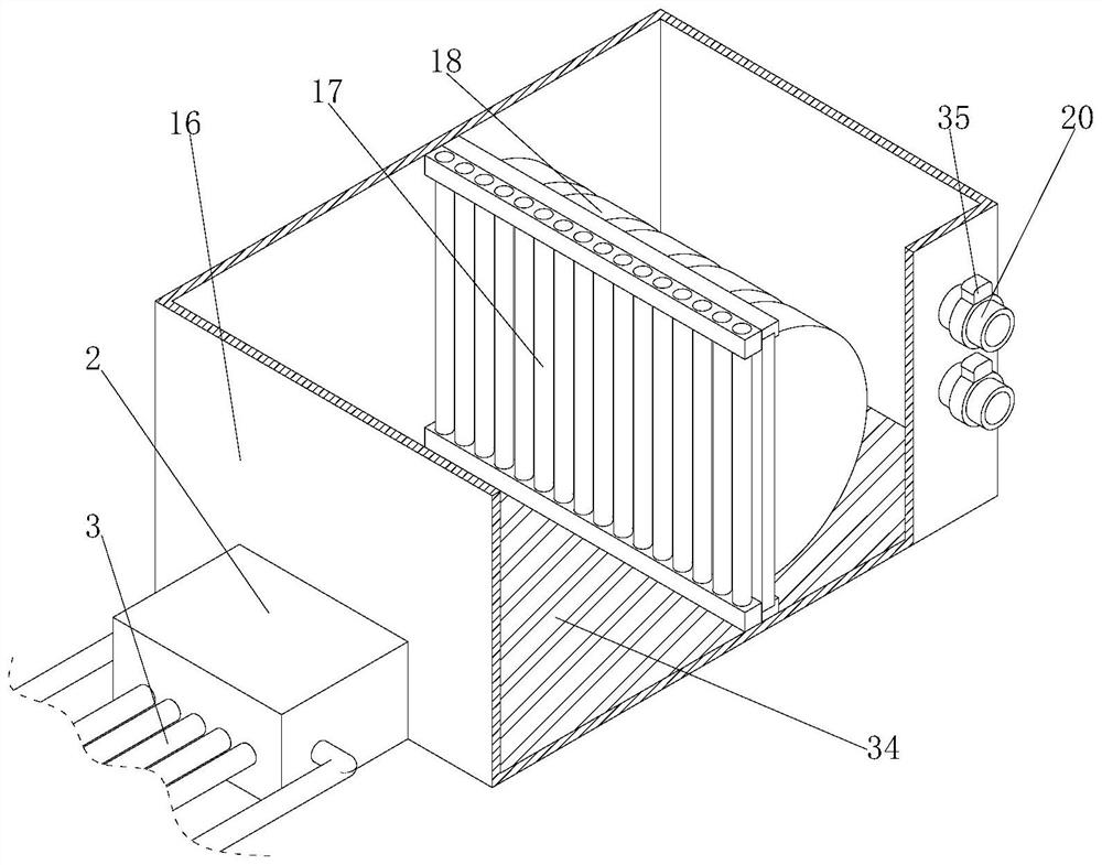 Energy-saving sewage treatment device and method