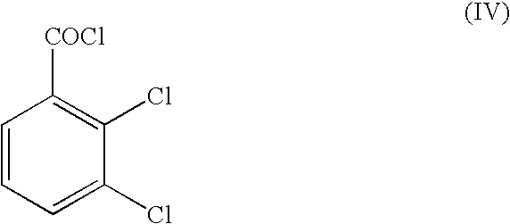 Method for preparing lamortrigine and its intermediate 2,3-dichlorobenzoyl chloride