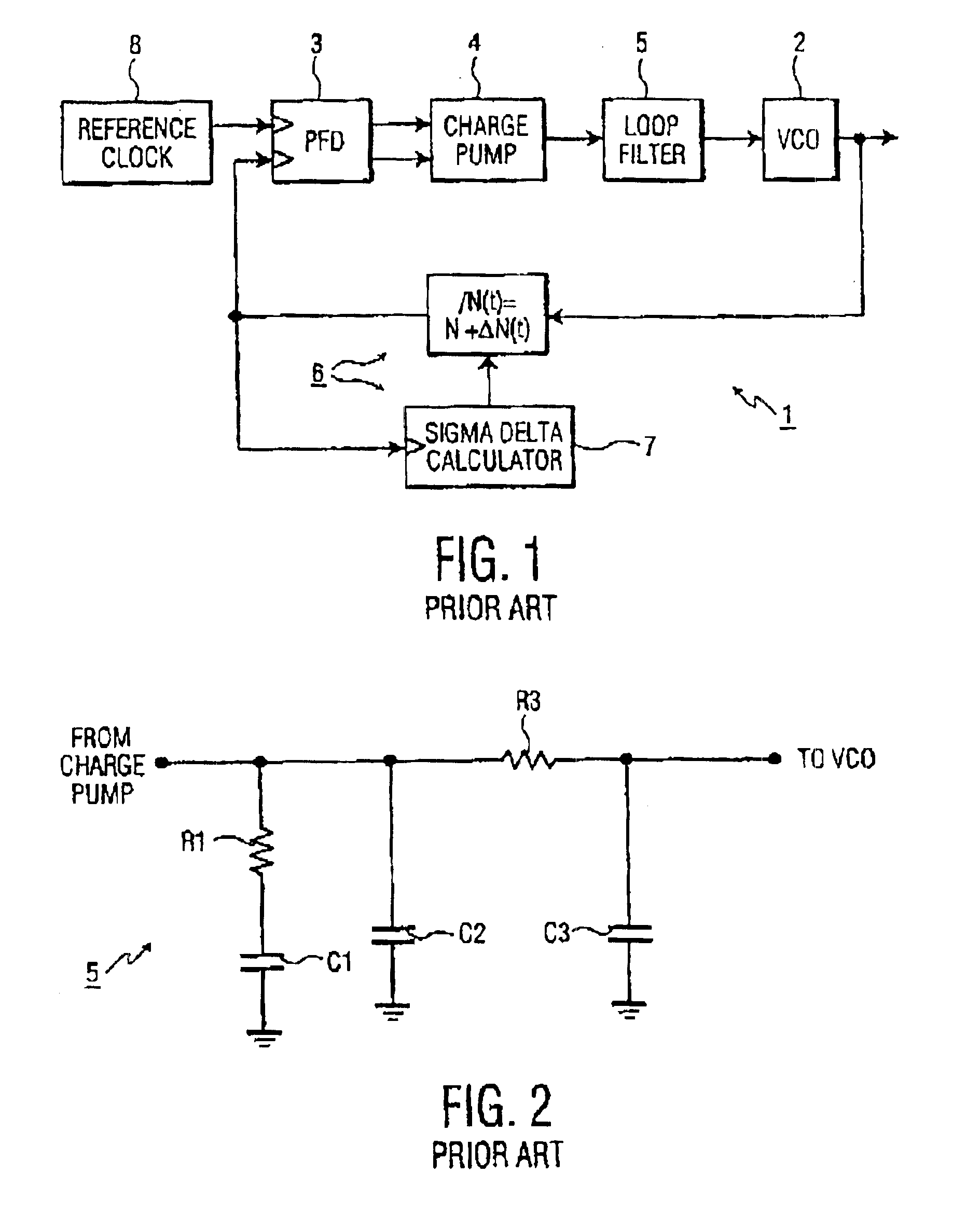 Frequency synthesizer with three mode loop filter charging