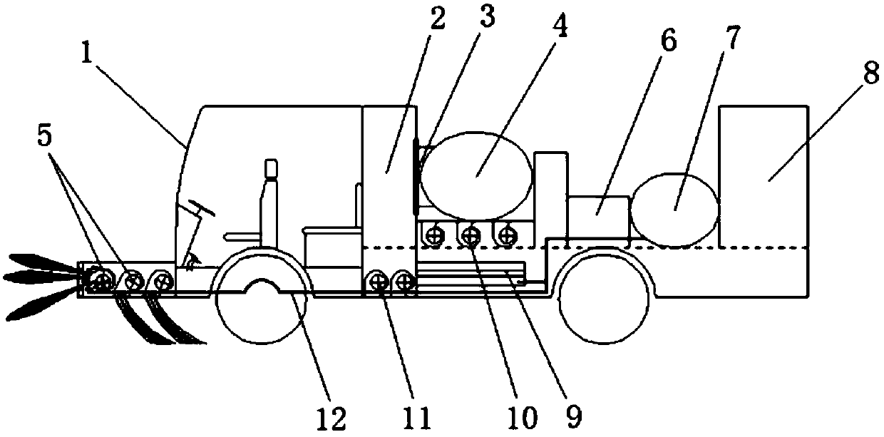 a snow removal vehicle