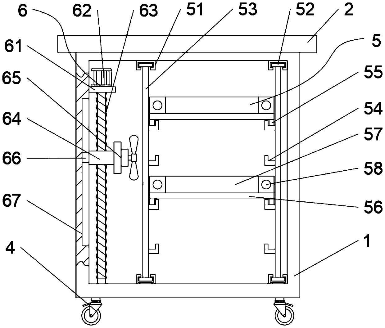 Computer network line arranging device