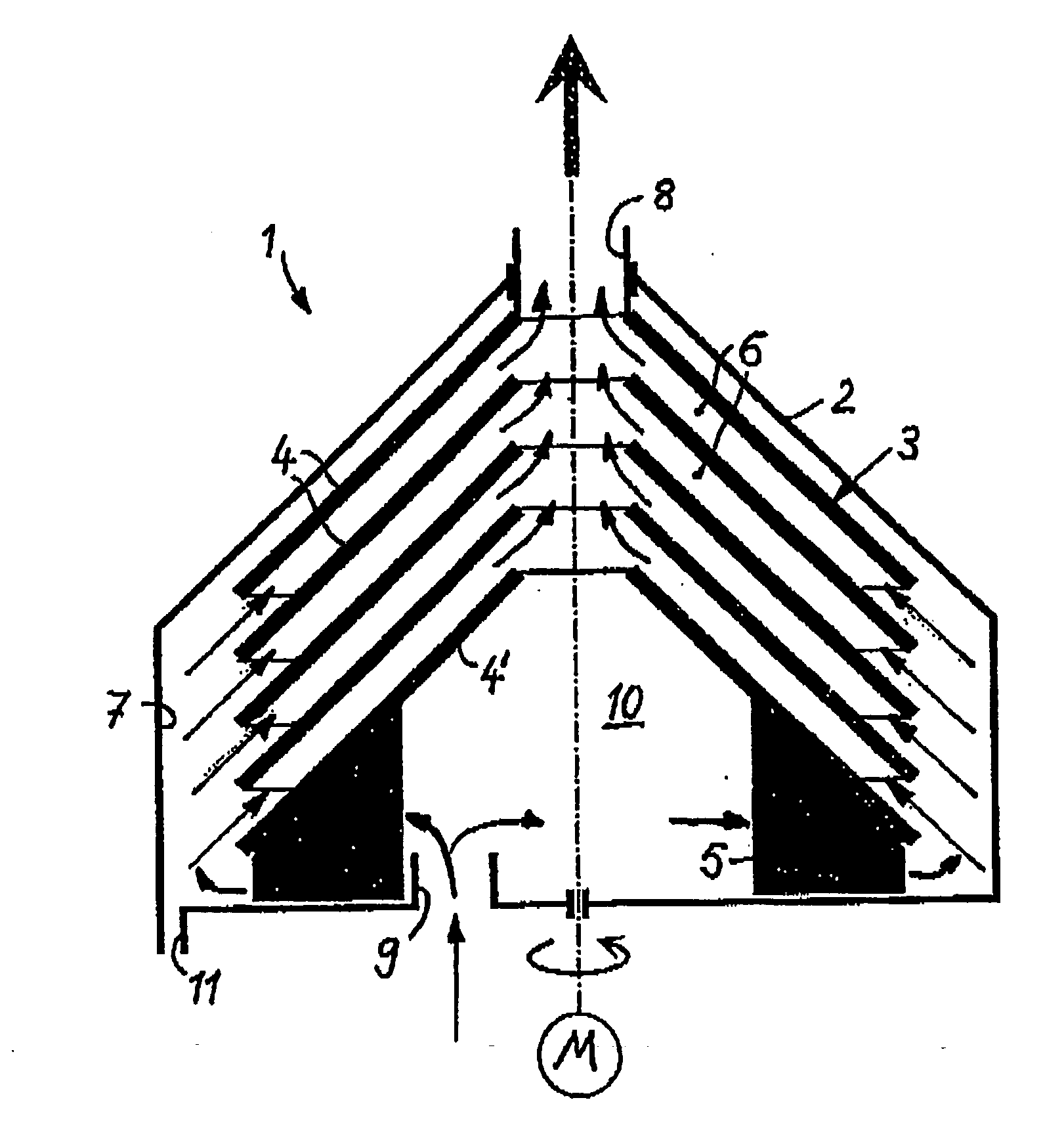 Centrifugal oil separator