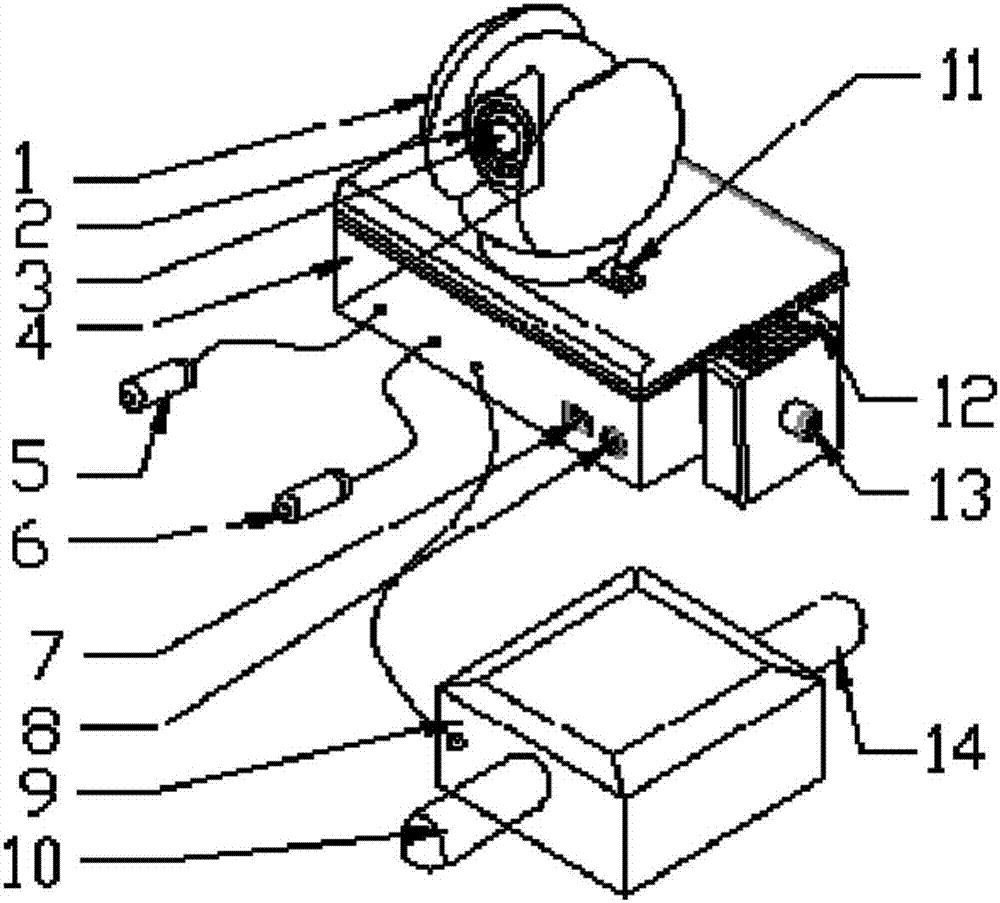 Intelligent terminal service system for aquarium