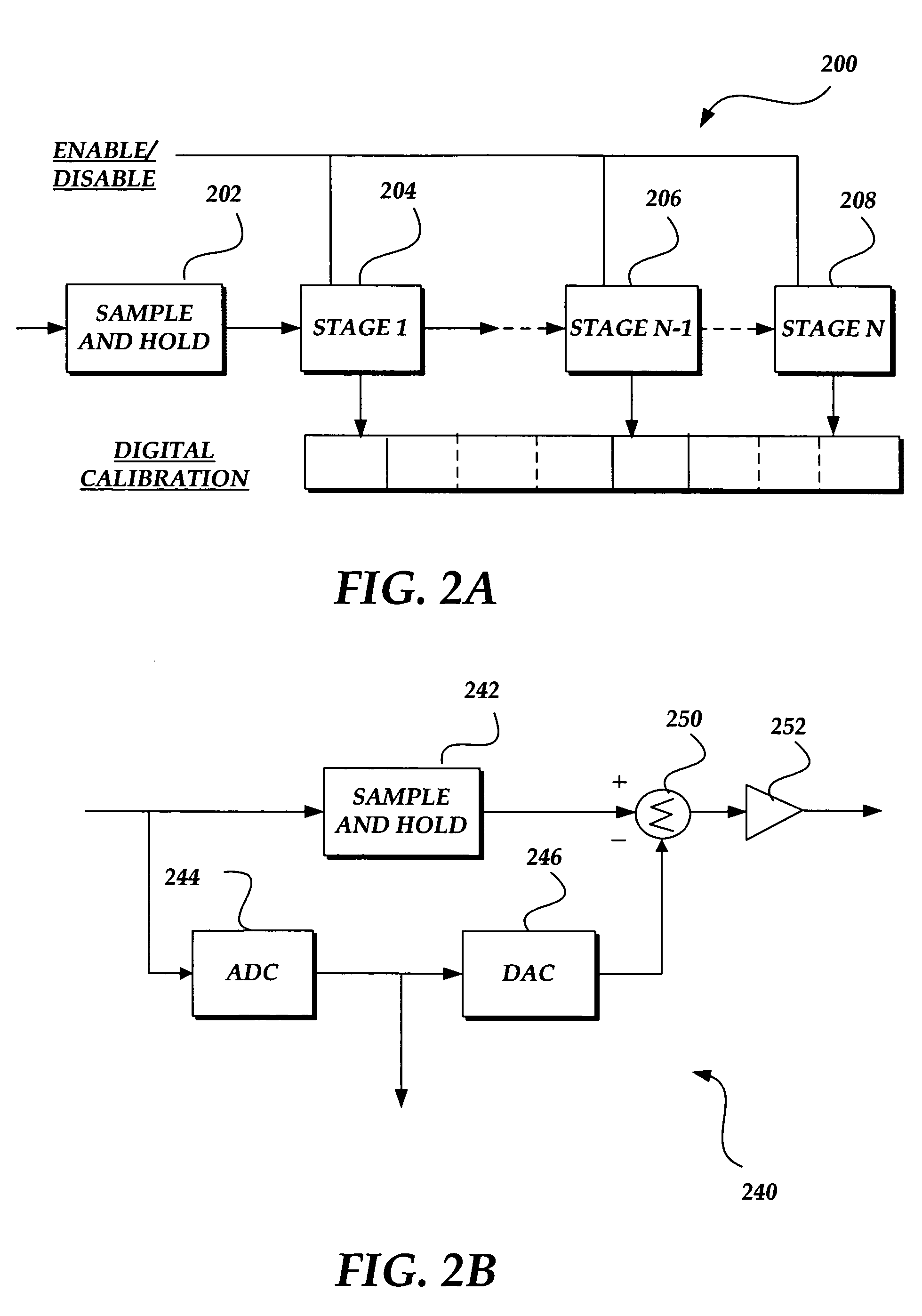 Pipelined analog to digital converter that is configurable based on mode and strength of received signal