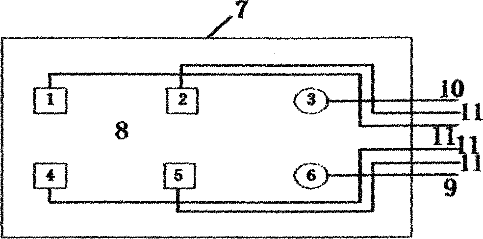 Preparation and detection method for electrochemical quantitative polymerase chain reaction detecting chip