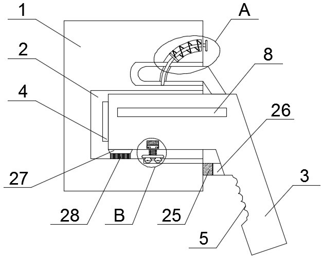 Anti-falling socket for new energy automobile charging pile