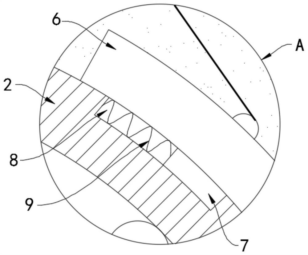 An anti-wind and wave dredging pipe with warning function