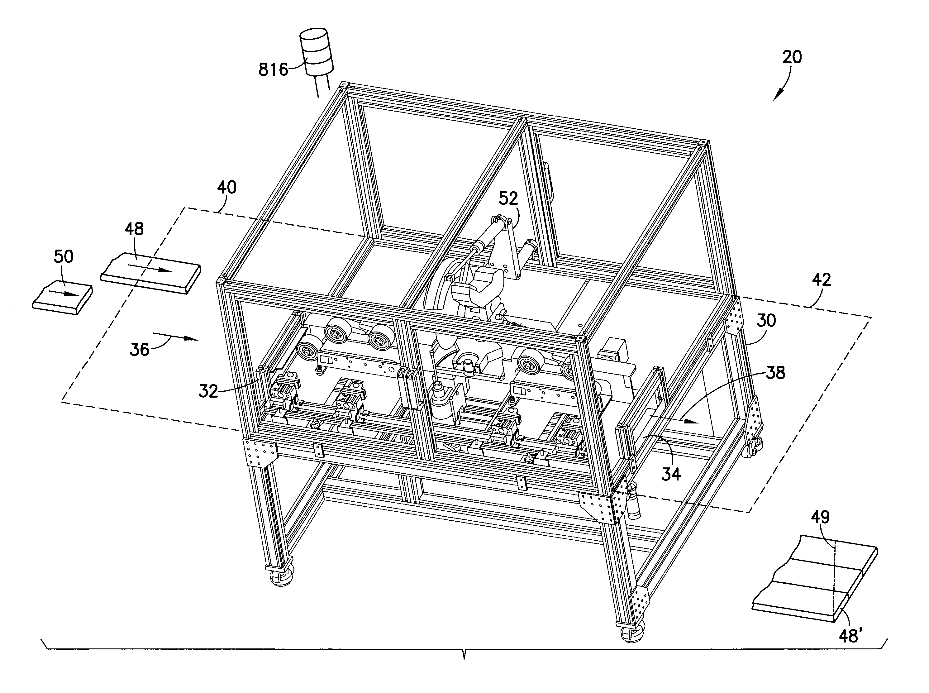 Automated stick-frame system