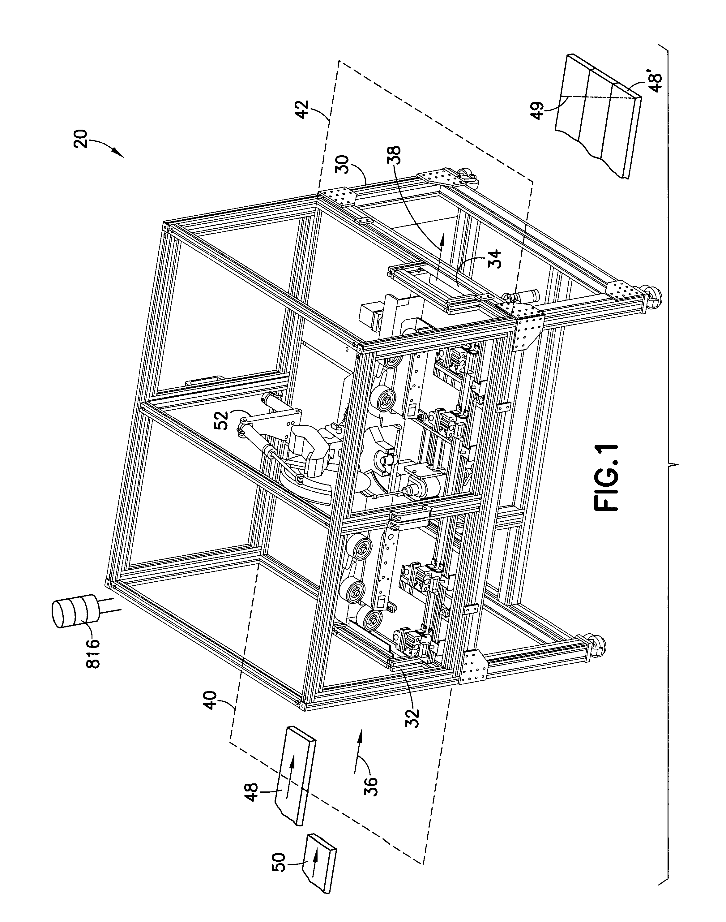 Automated stick-frame system