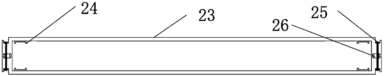 Liquid crystal and LED combined double-face displayer