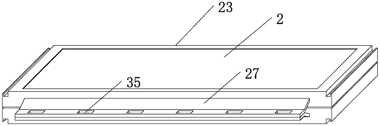 Liquid crystal and LED combined double-face displayer