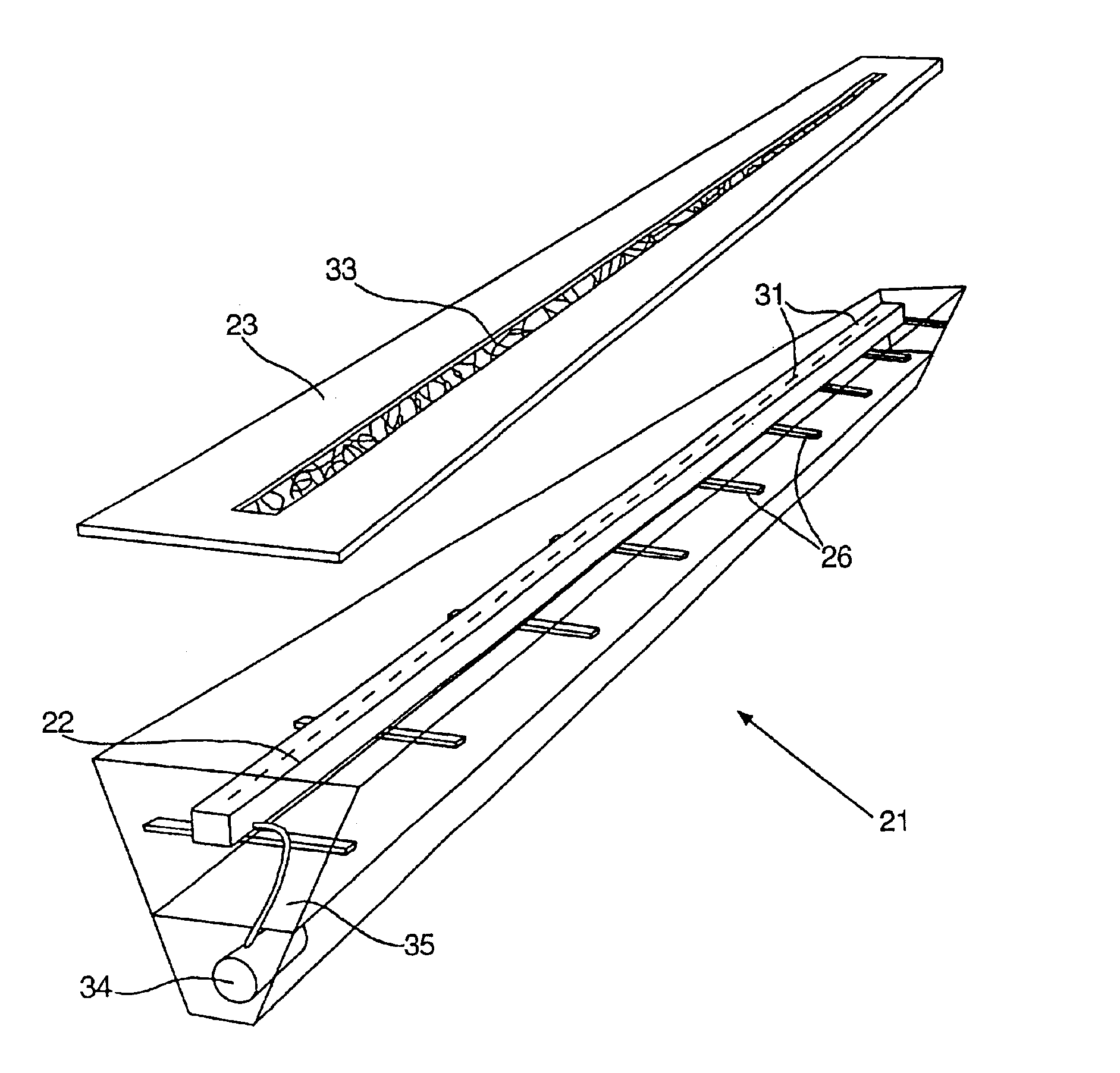 System for hydroponically growing plants, apparatus and method therefor