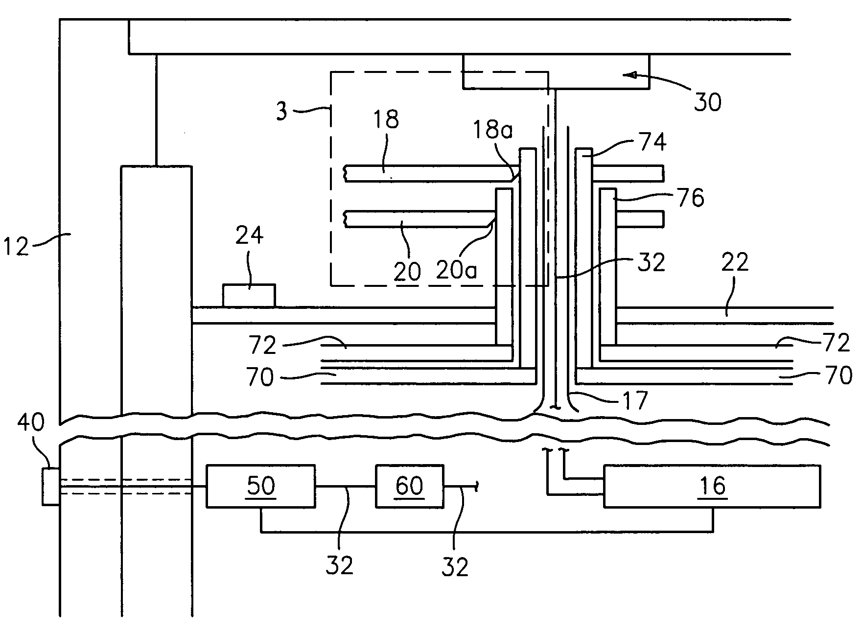 Electronic device with UV illumination arrangement