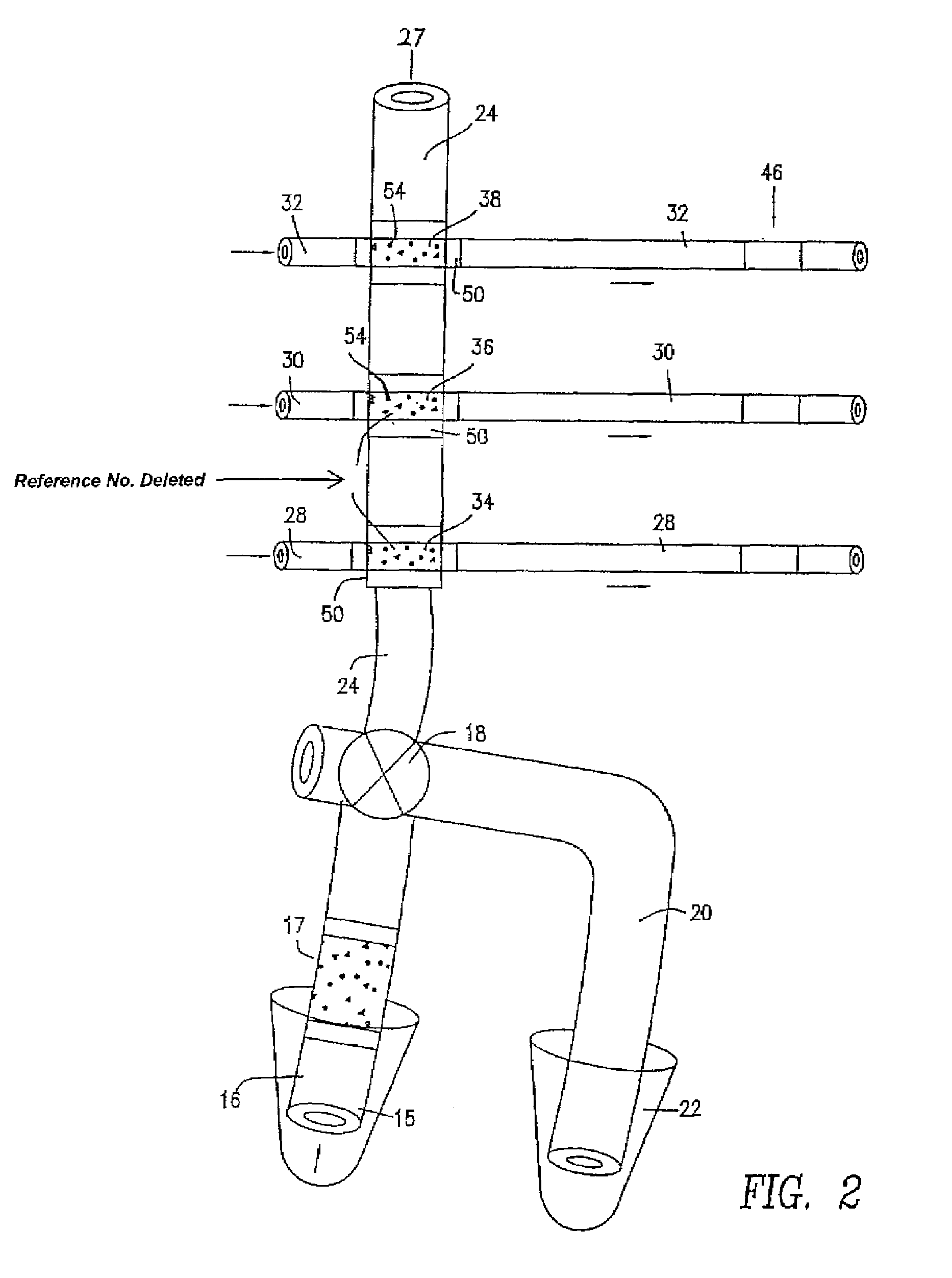 Electrophoresis apparatus having staggered passage configuration