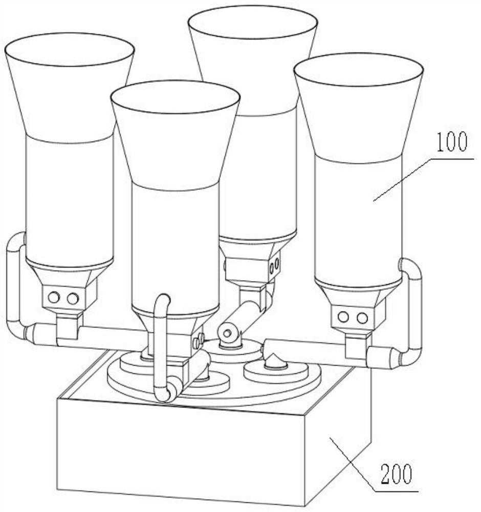 Drying and grinding device for turmeric processing