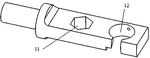 Uniform-section blade-type microscale turbine electric spark machining device and process method thereof