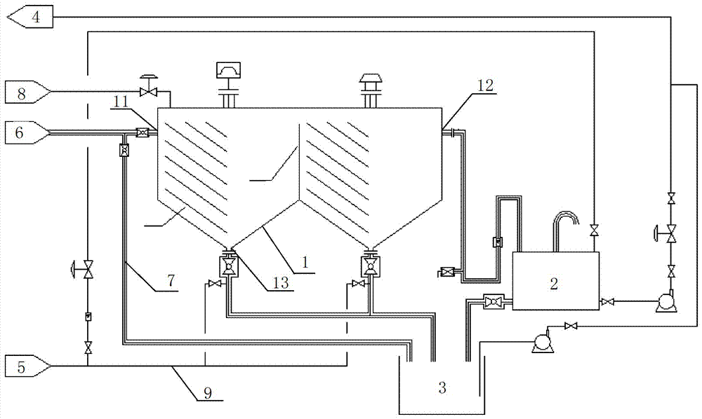 Device and method of continuously separating solid-liquid phases in caprolactam distilled heavy residual liquid