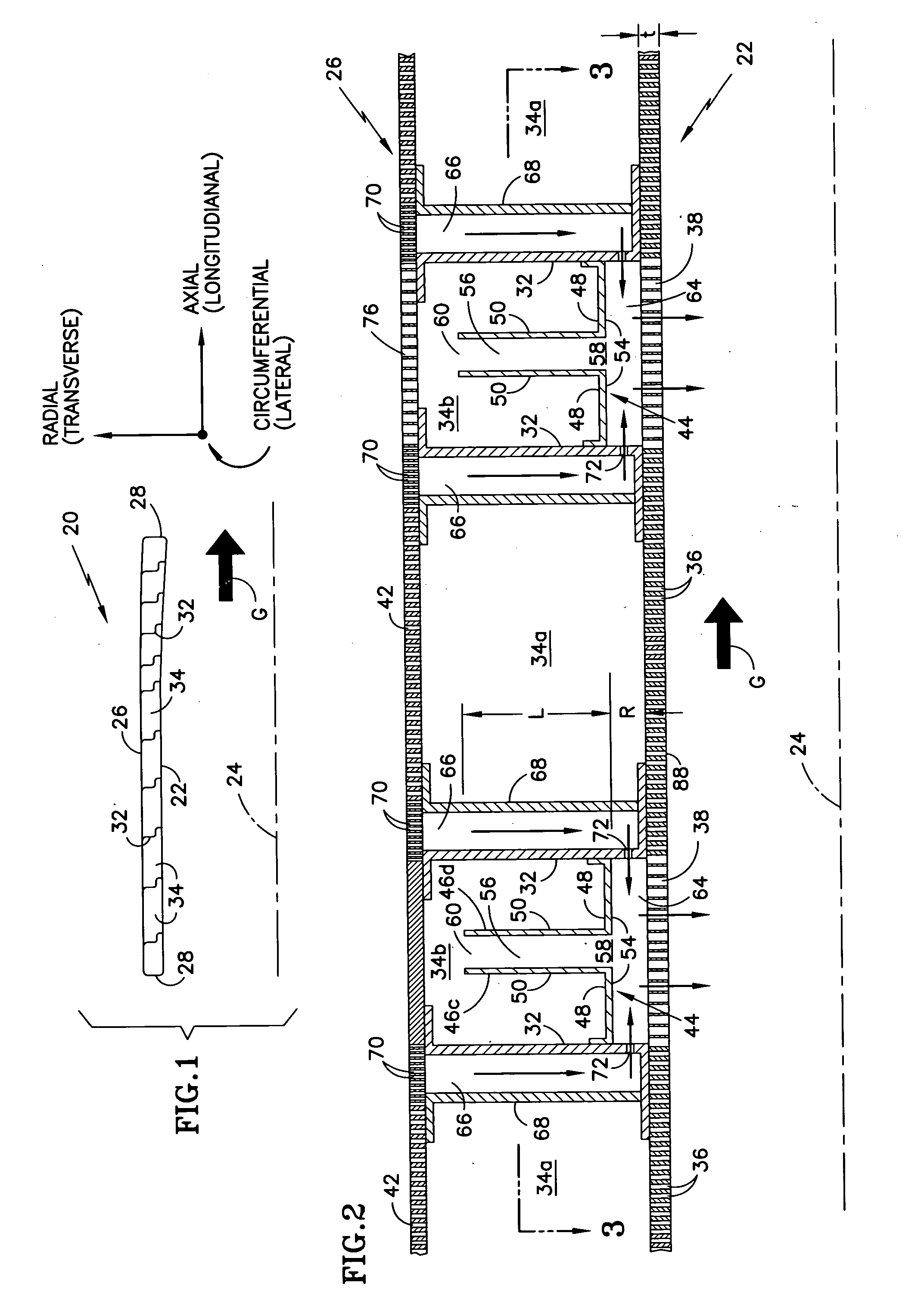 Acoustic liner with bypass cooling