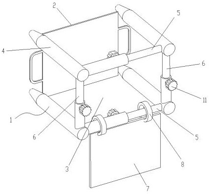 Auxiliary device for livestock breeding injection