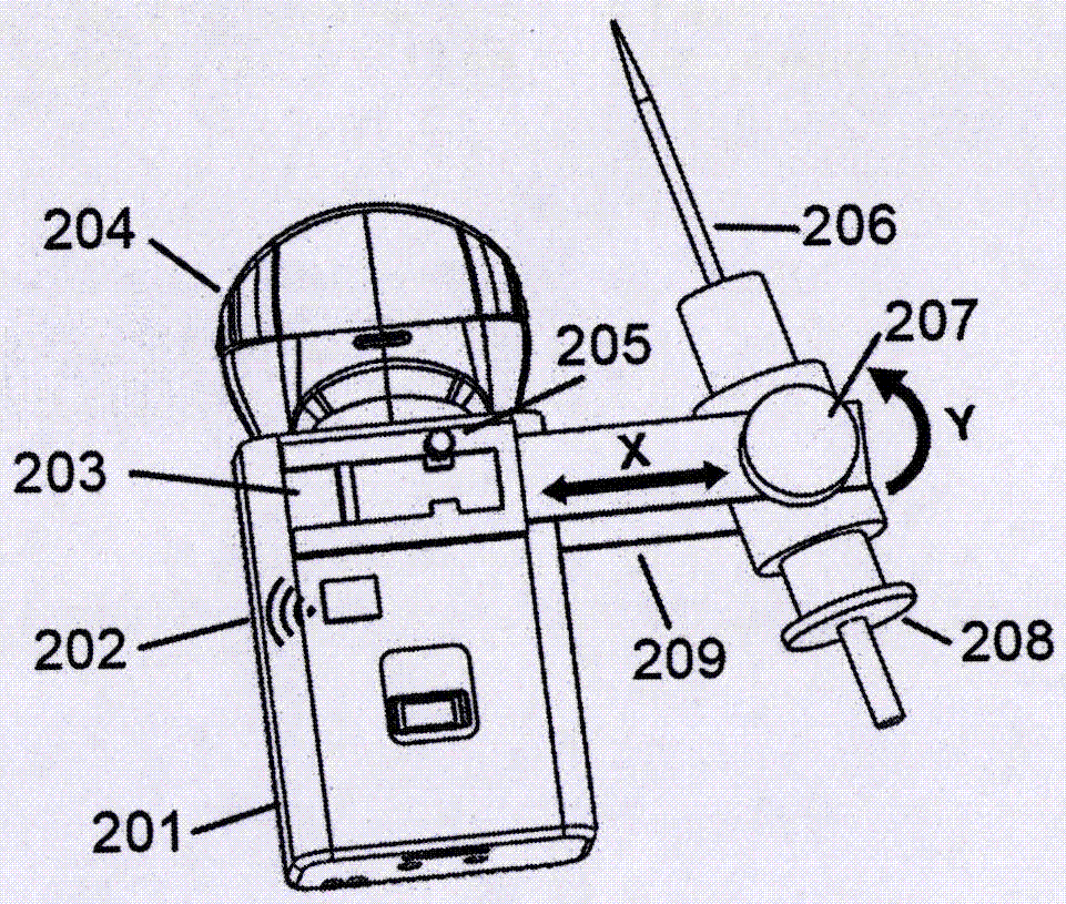 Operation path adjusting device under ultrasonic guidance