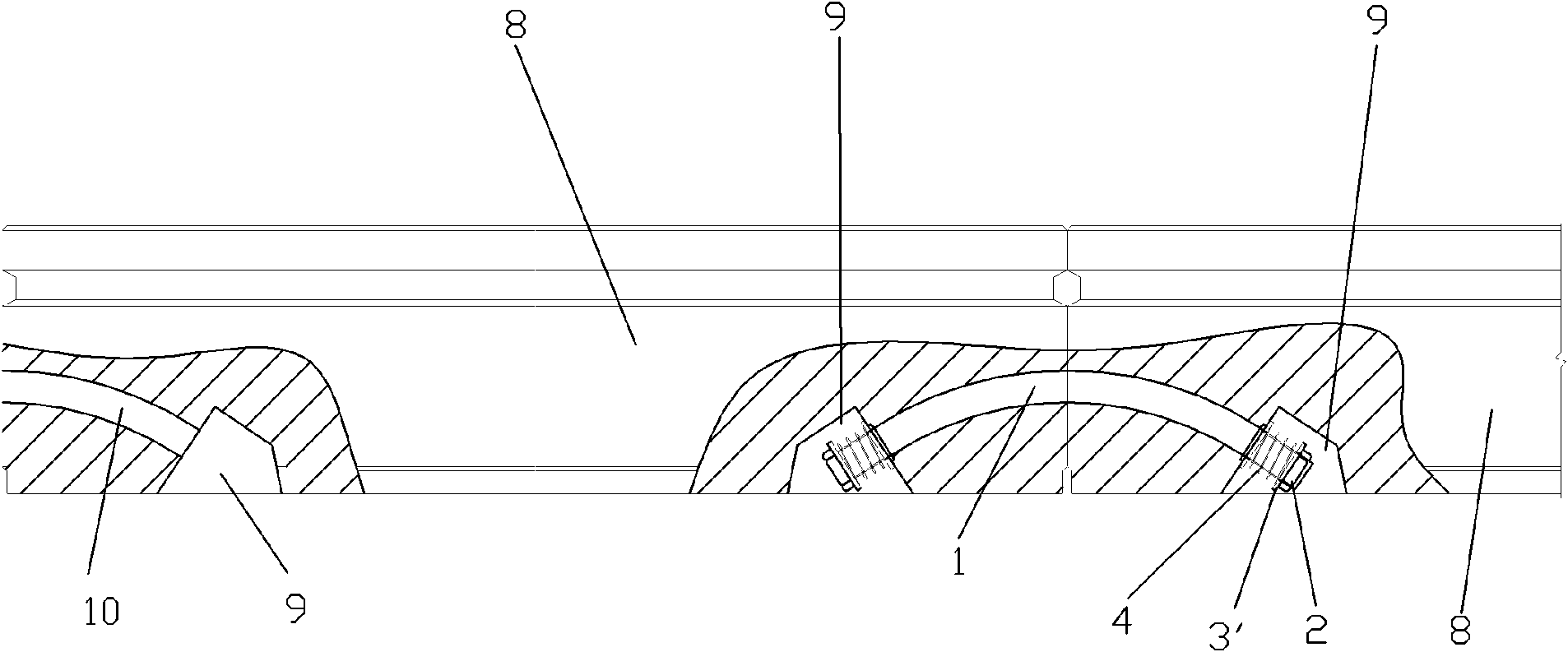 Shield tunnel segment lining anti-seismic longitudinal joint