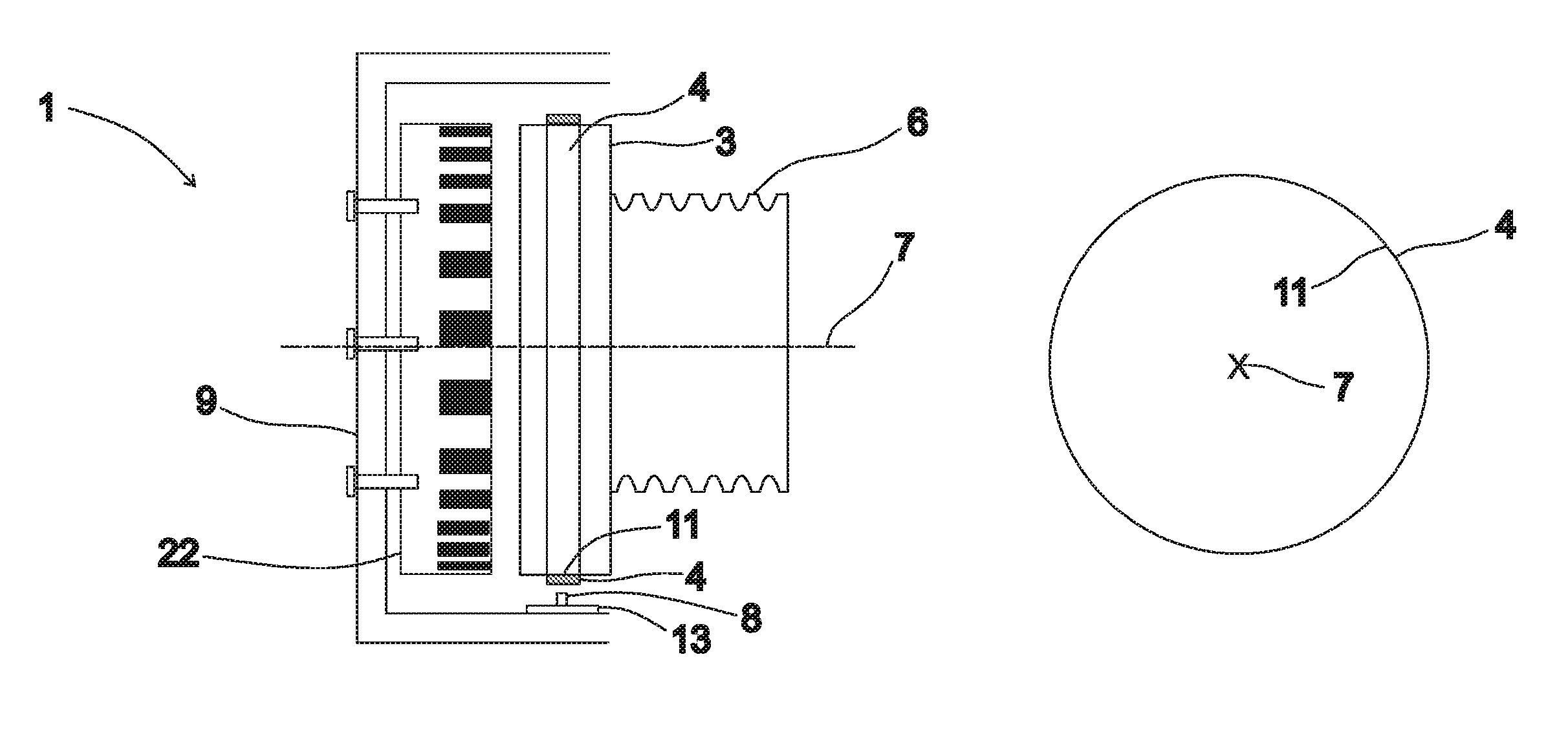 Hoisting machine including a measuring arrangement and elevator system containing the same