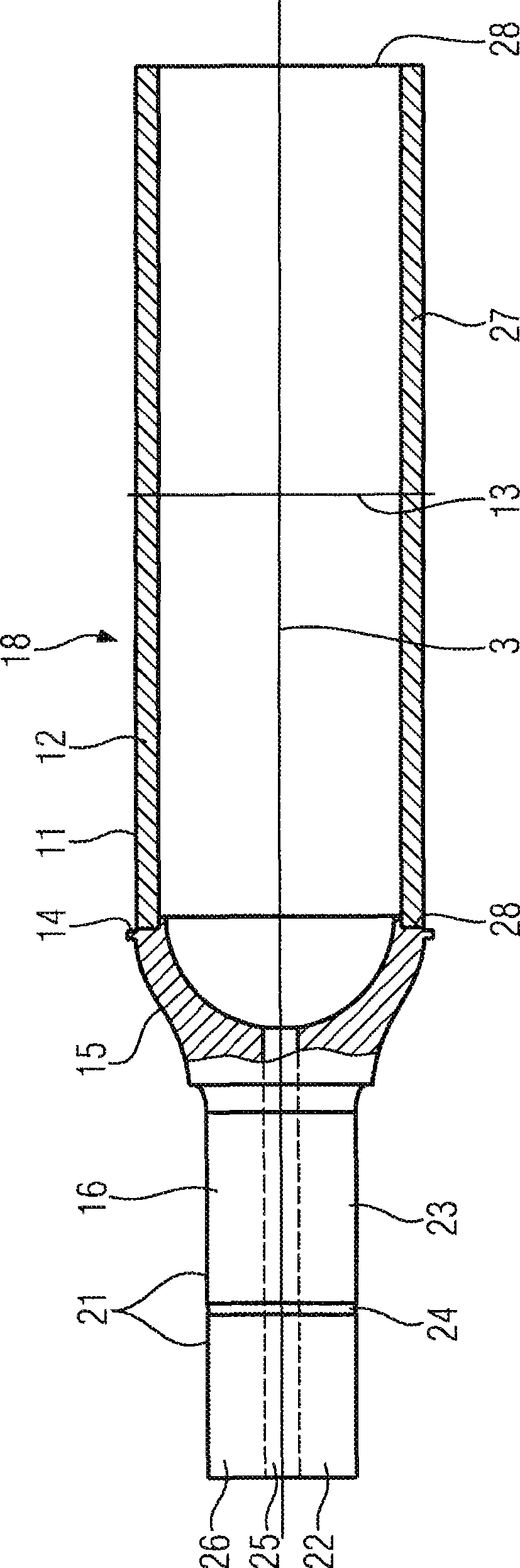 Wheel set shaft for an electric drive unit mounted on the axle and drive unit