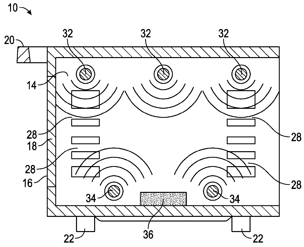 Toaster and convection oven with variable controls