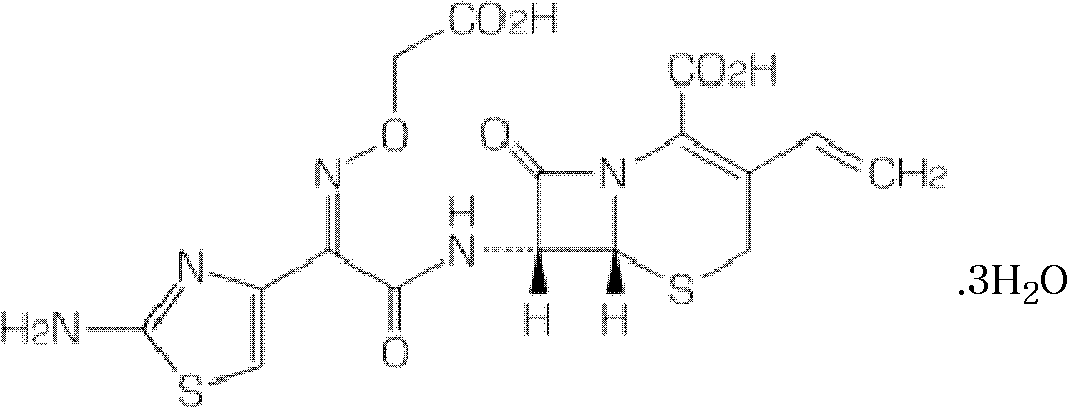 Dry suspension containing cefixime liposome and preparation method thereof