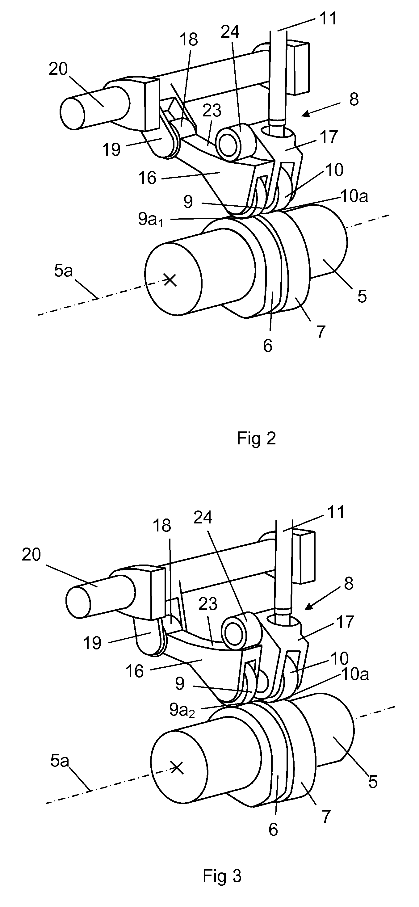 Valve lift device for a combustion engine