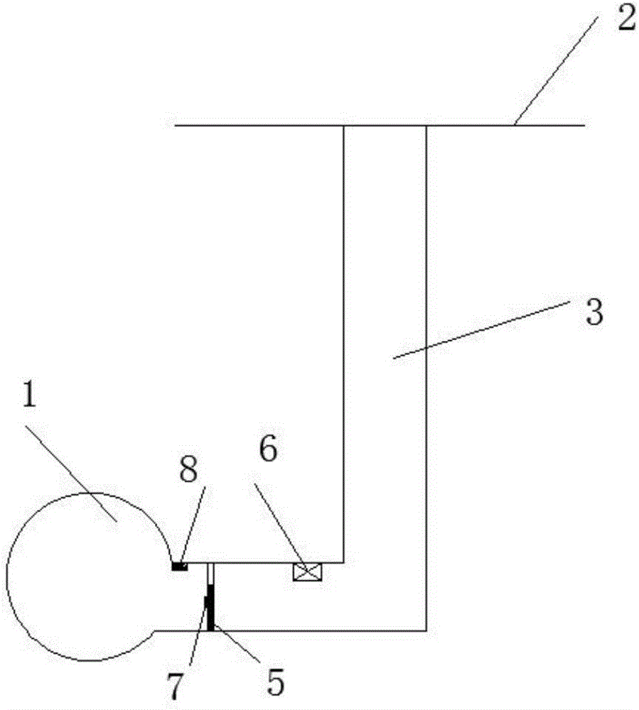 Shaft type emergency exit structure system of intercity railway tunnel