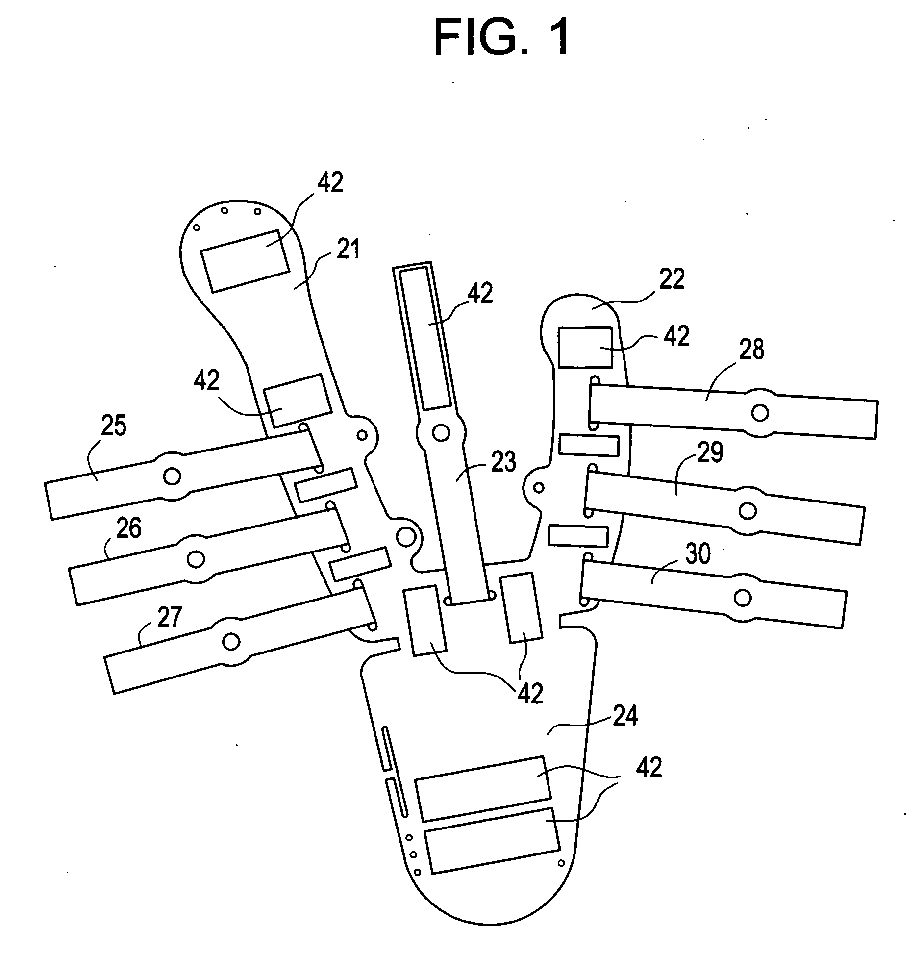 EEG electrode headset