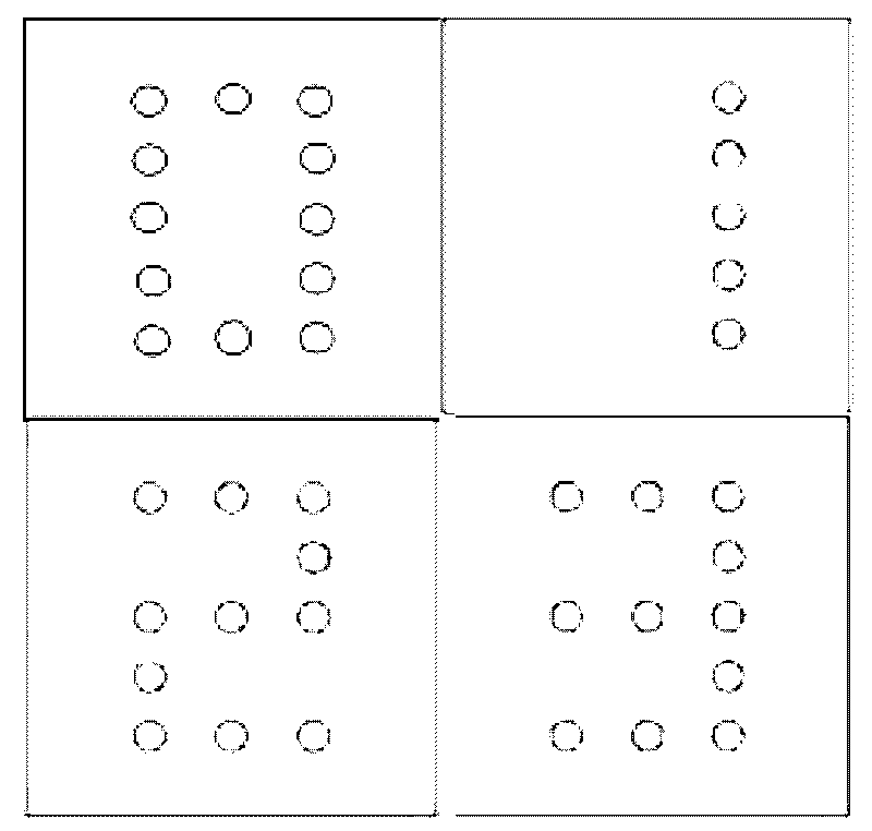 Method for preparing magnetic suspended coding micro-block array chips and method for applying the preparation method