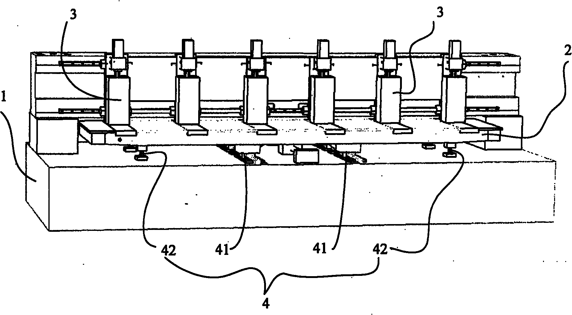 Supporting method of motion platform of machine tool