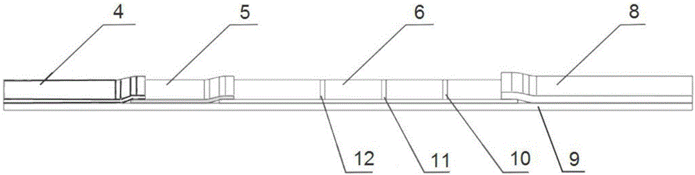 Immunocolloidal gold test strip capable of detecting aspergillus and cryptococcus simultaneously