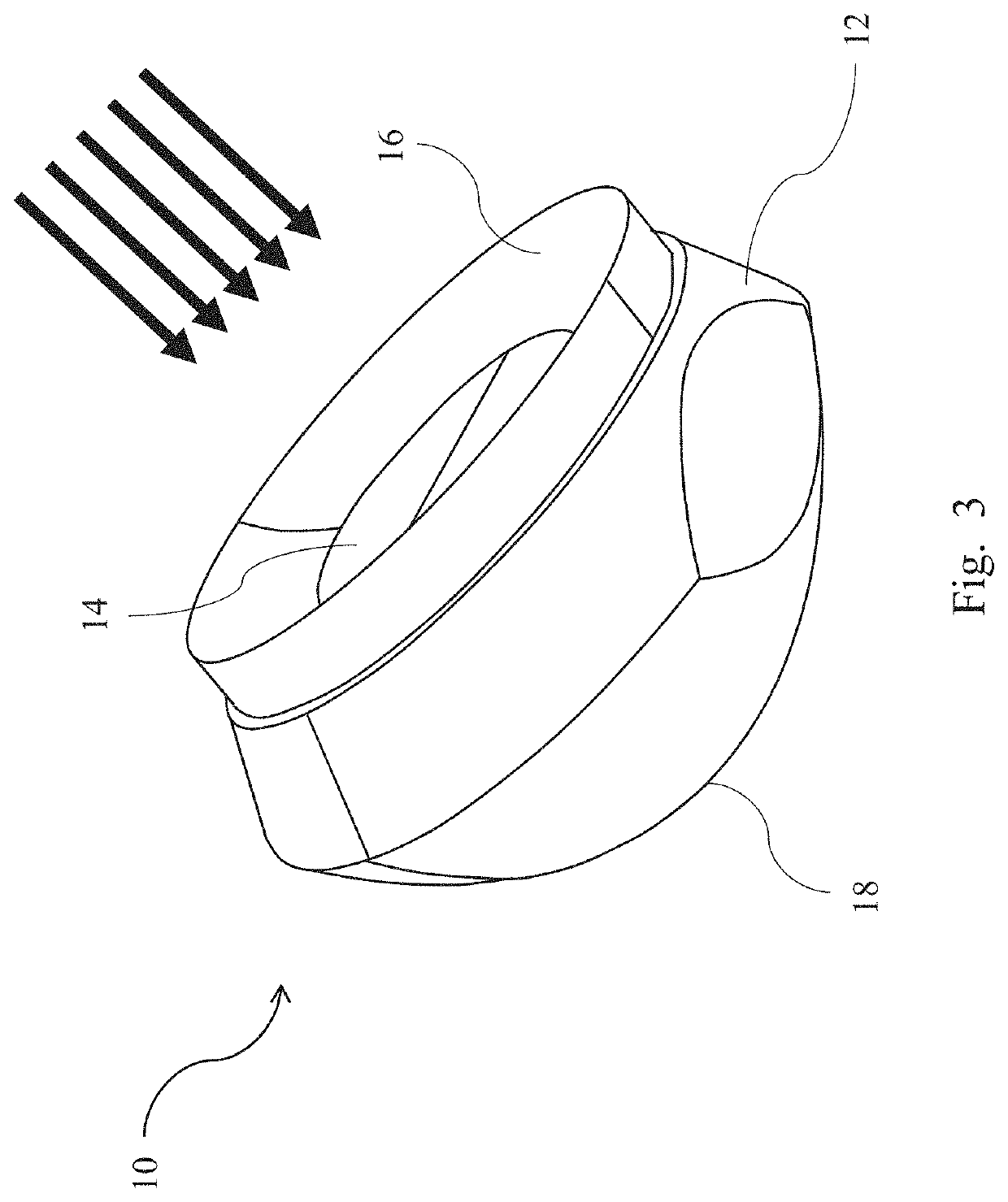 Headlight optical system and lamp using the same