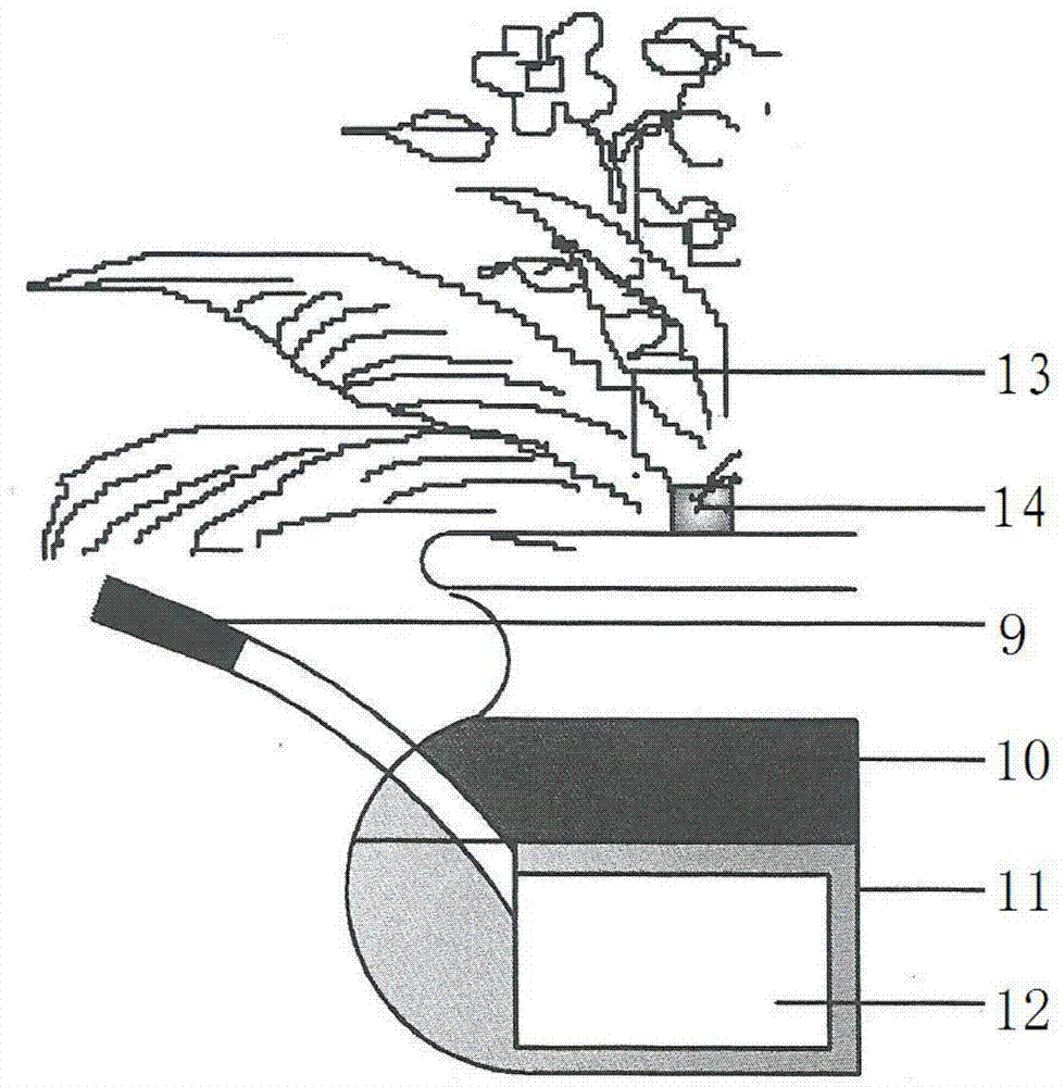 Touch negative ion generation control device