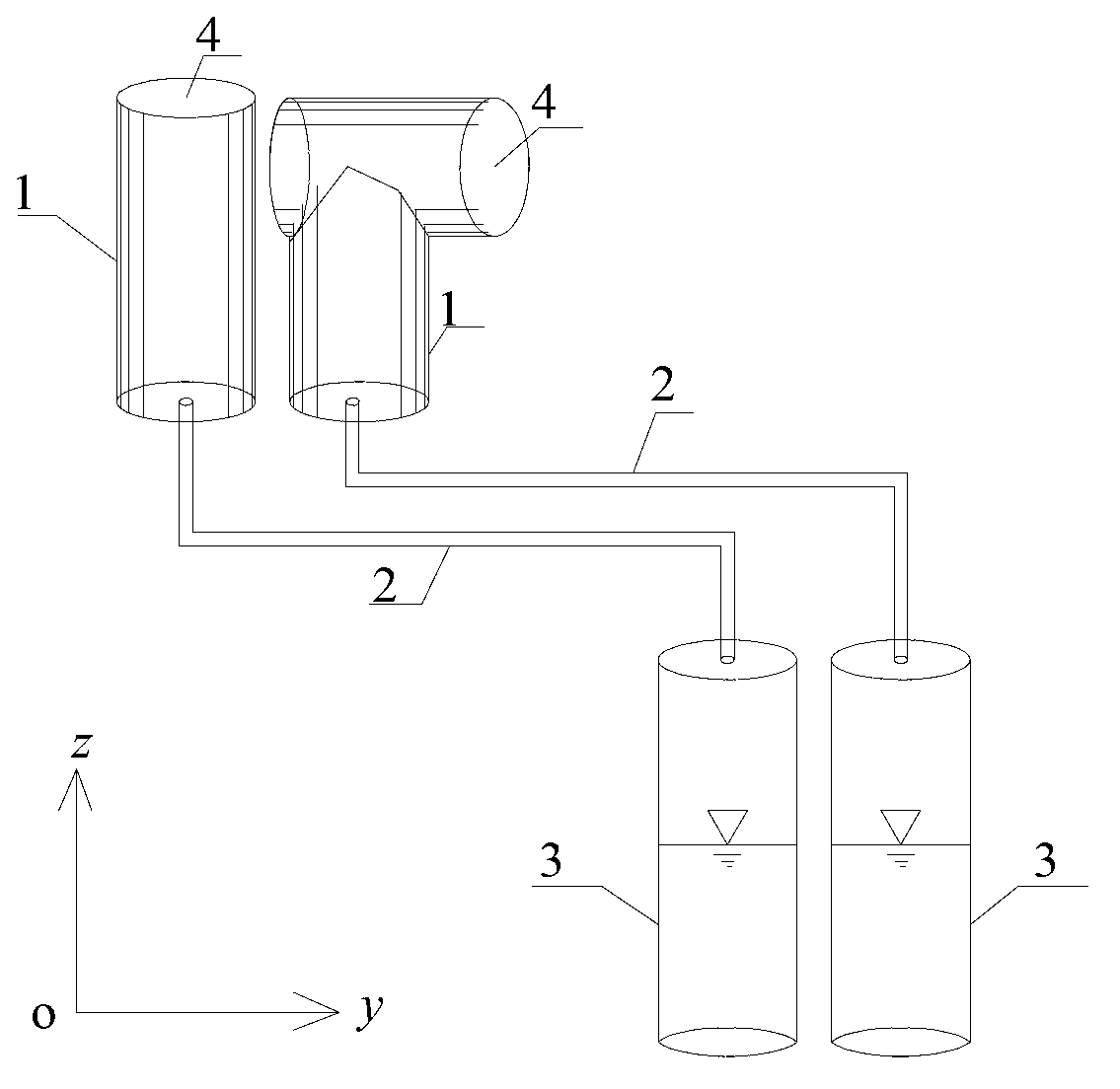 Method for measuring intensity of atomization rainfall formed by flood discharge in hydropower engineering