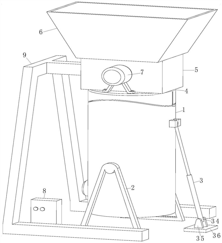 Aluminum profile smelting furnace