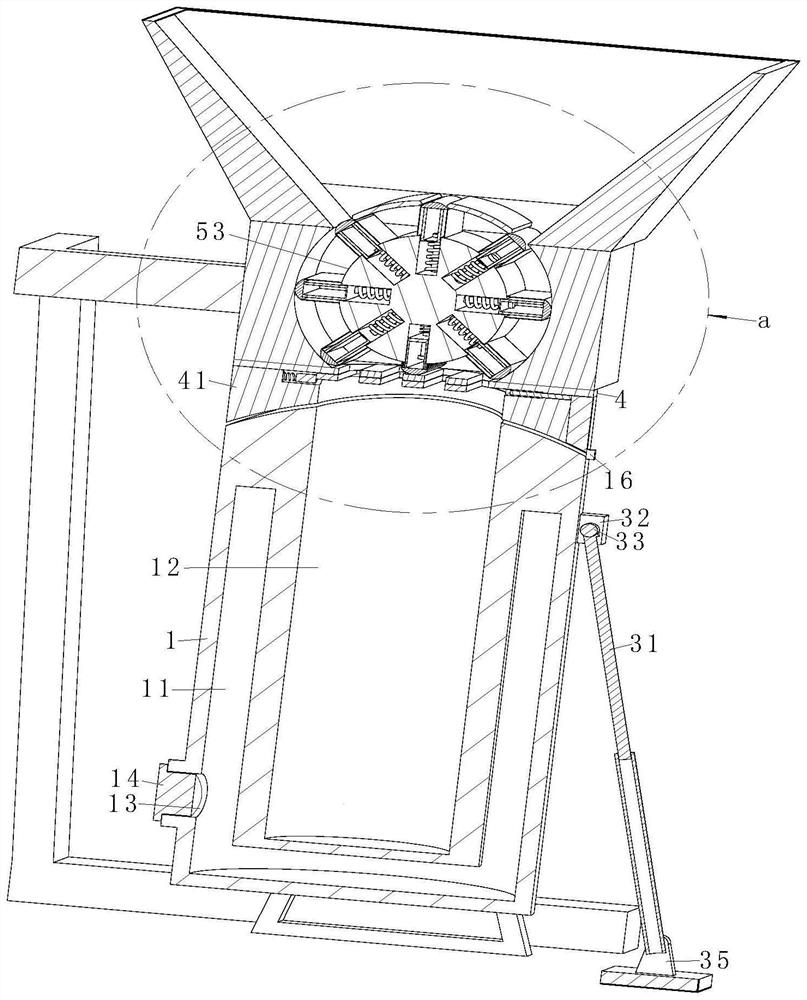 Aluminum profile smelting furnace