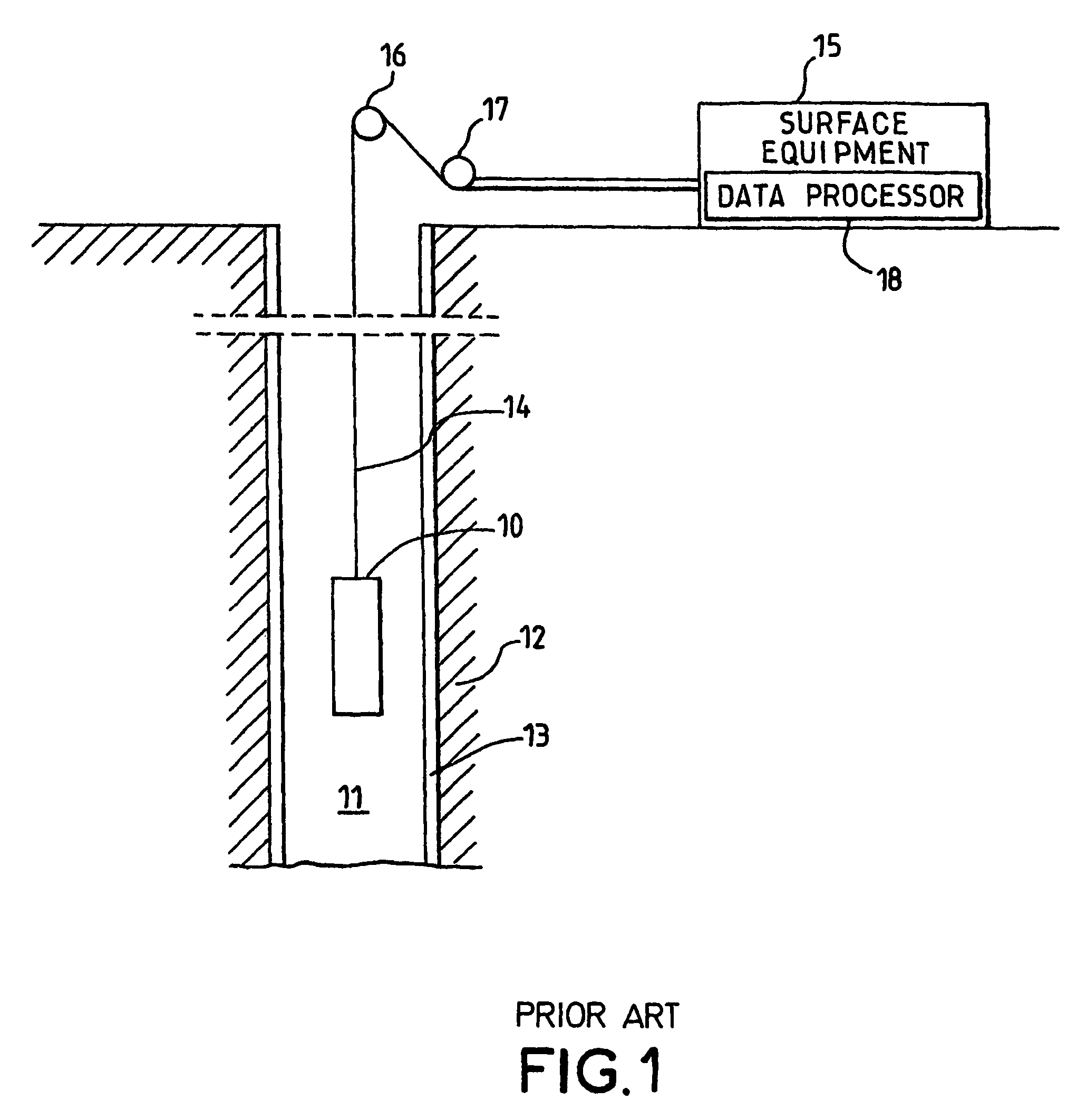 Method and apparatus for acoustic detection of a fluid leak behind a casing of a borehole