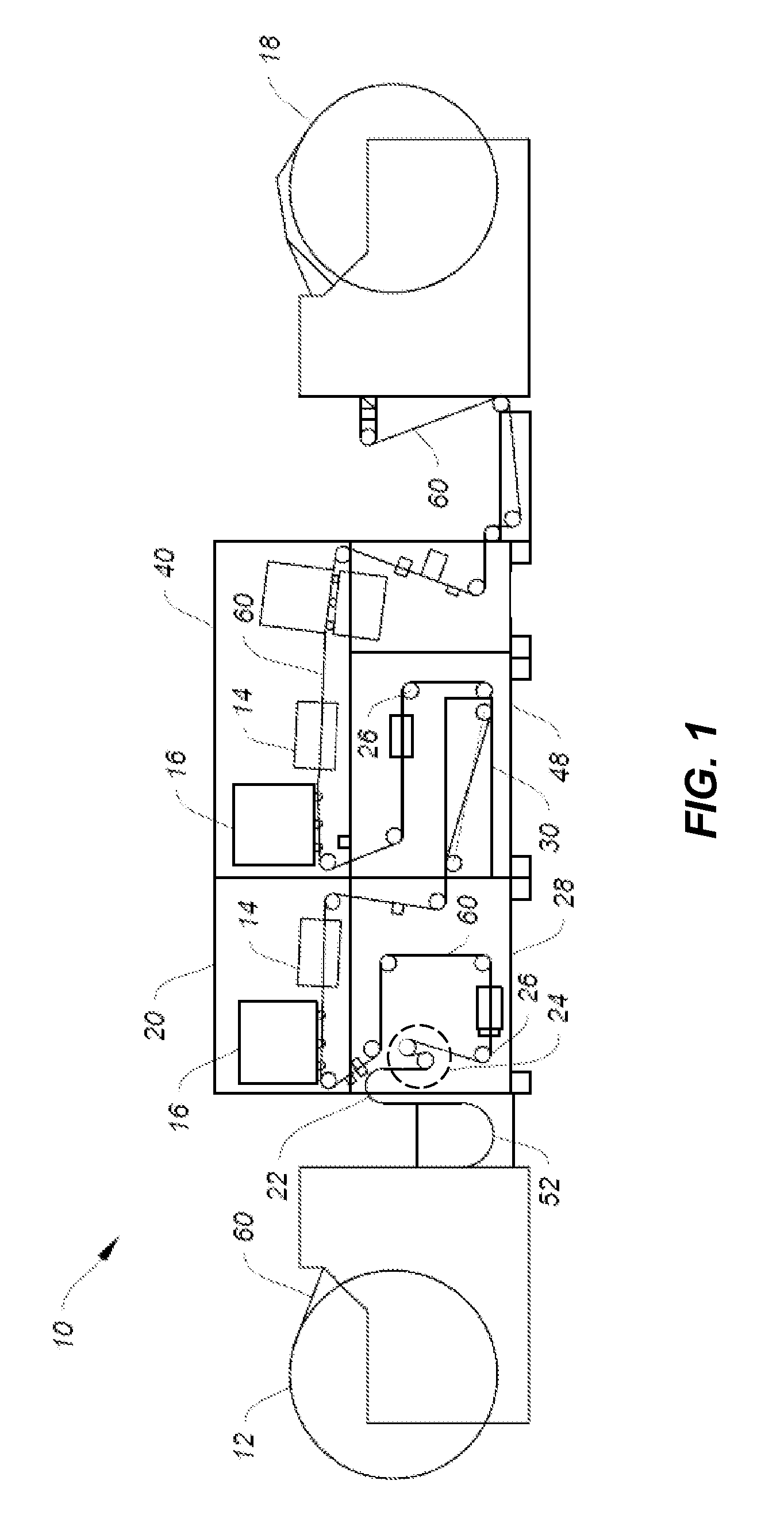 Automatically-adjusting web media tensioning mechanism