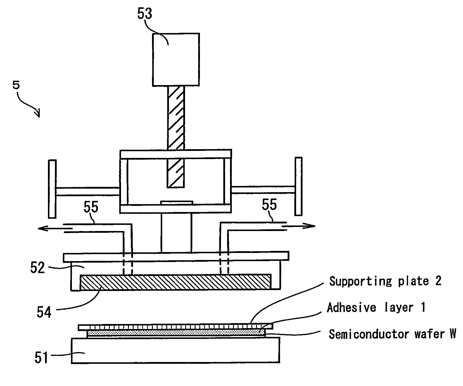 Substrate attaching method