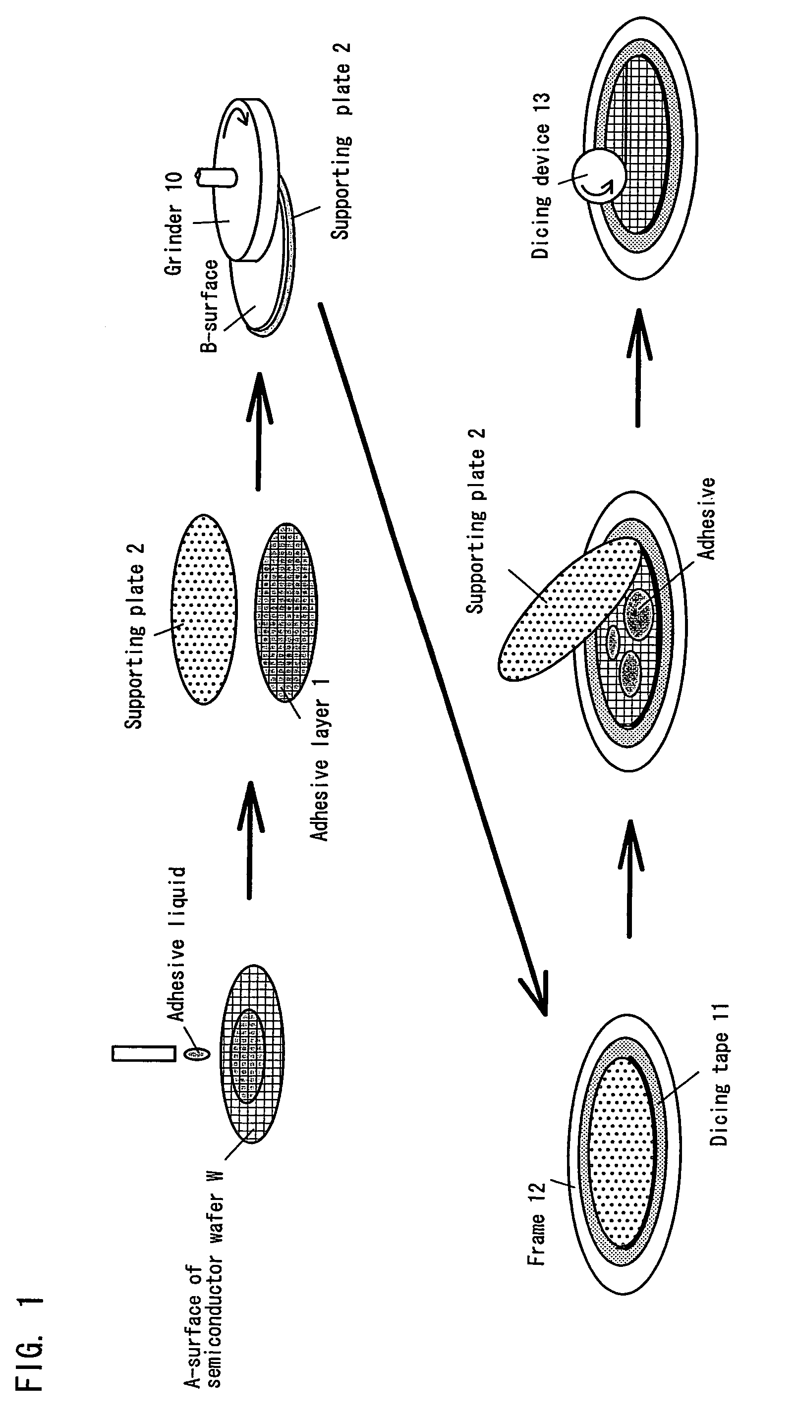 Substrate attaching method