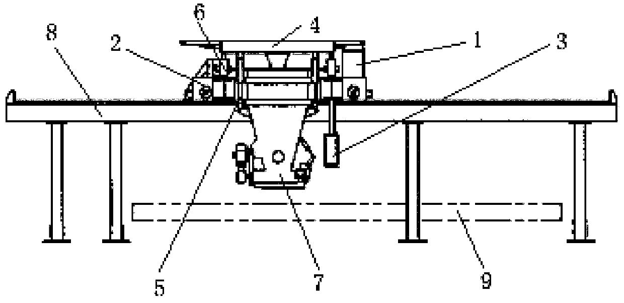 Automatic material distribution machine