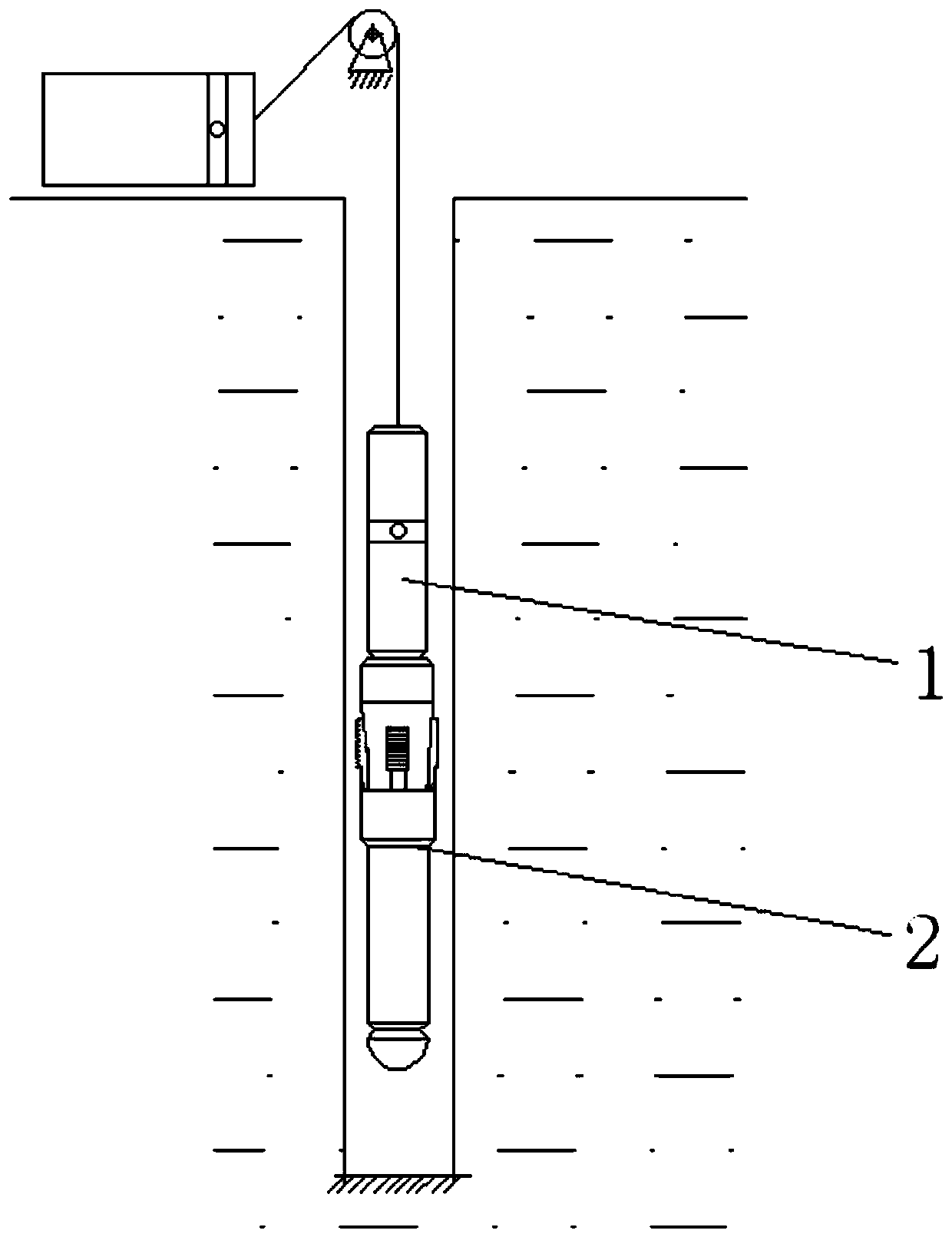 Electro-hydraulic anchoring device